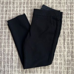 LOFT Black Ankle Length Dress Pants